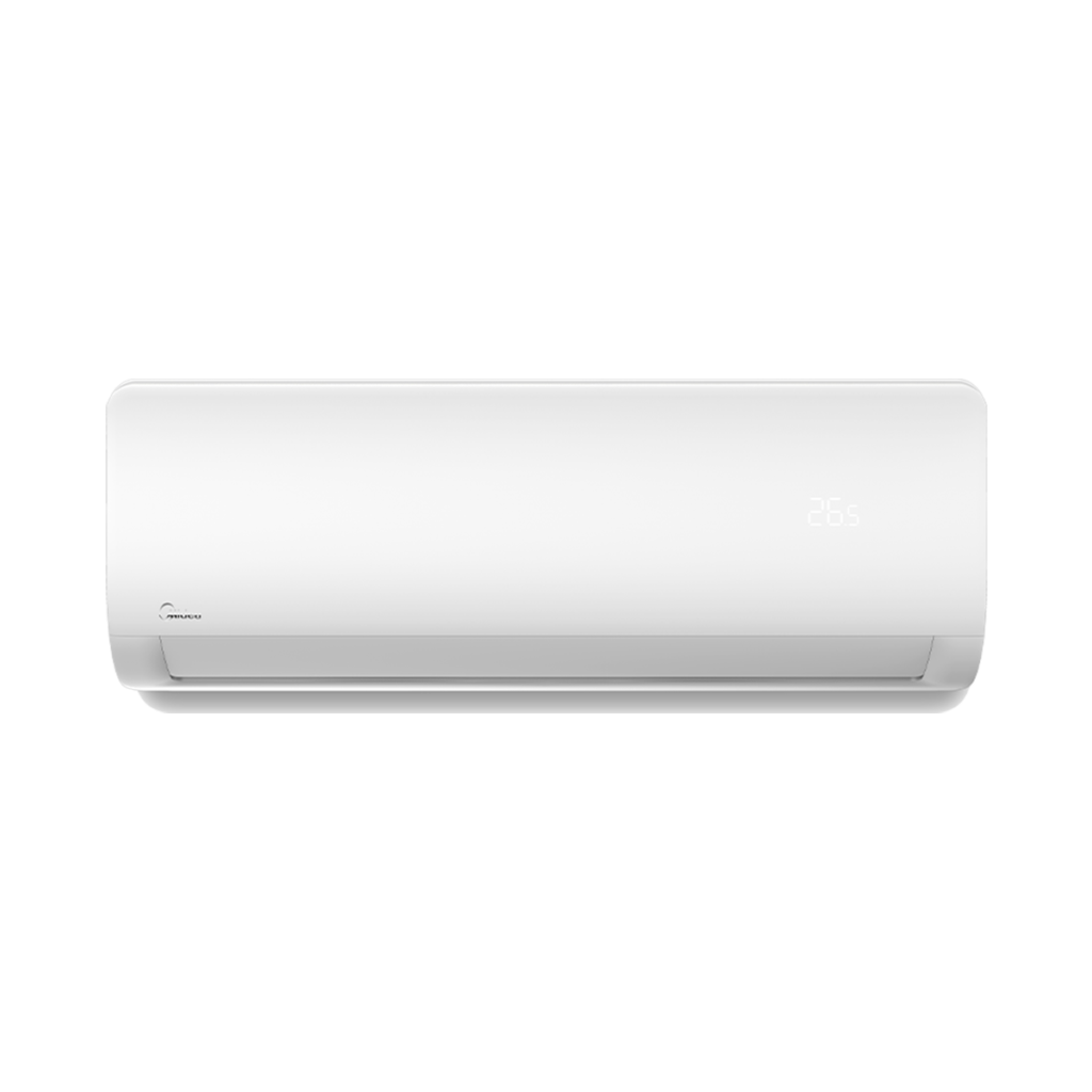 Midea Xtreme Inverter 9,000 BTU Air Conditioner on a warm white wall